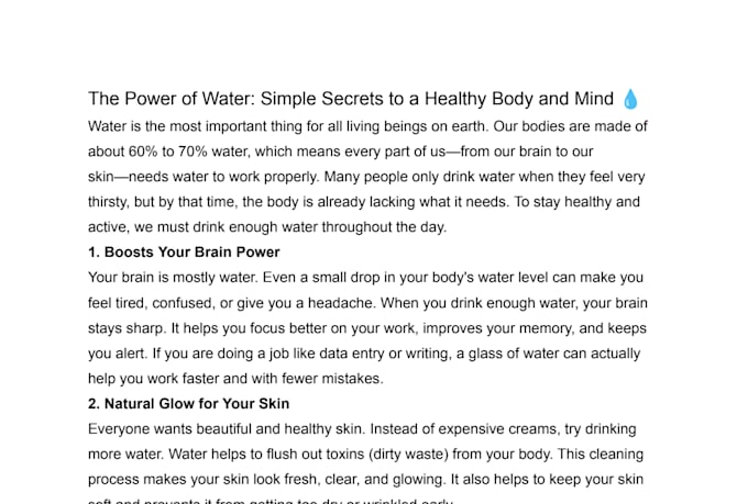 blog post and articles
